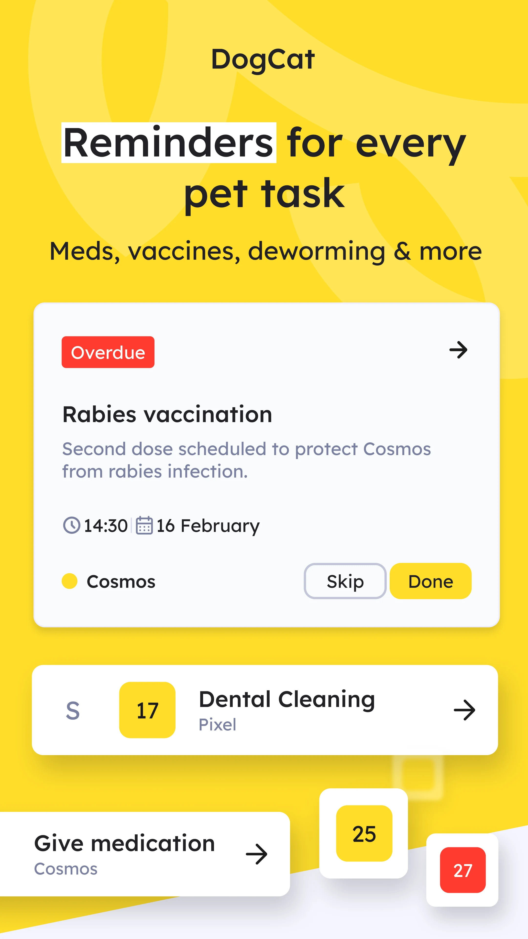 Pet Care Tracker - Dog Cat App screenshot
